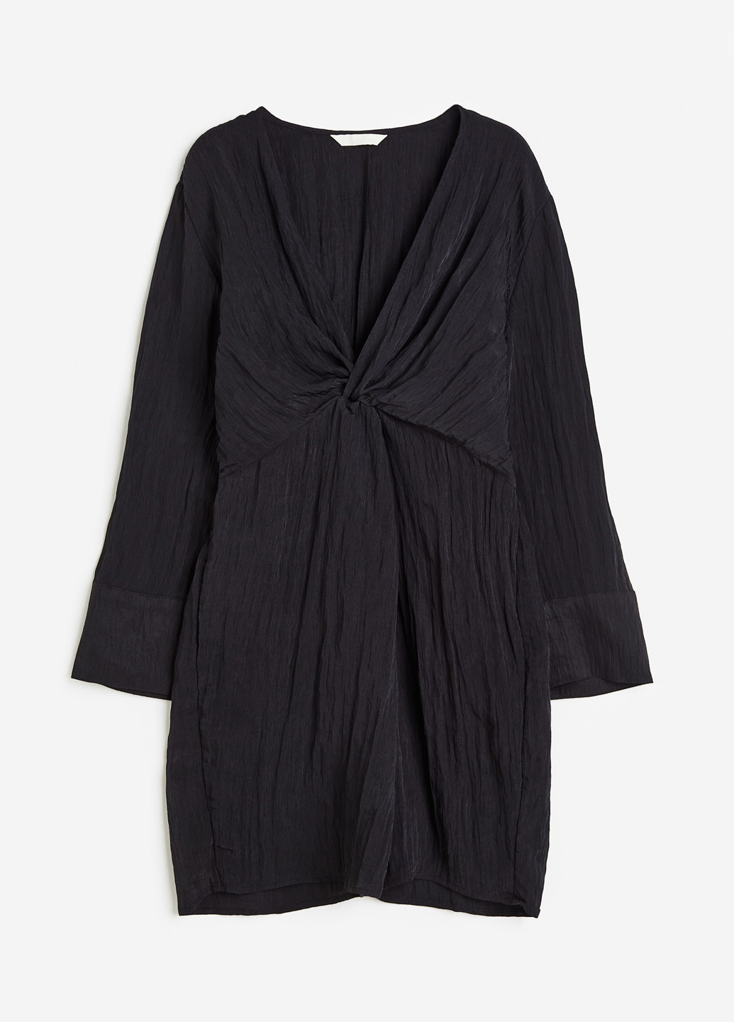 Черное кэжуал платье H&M однотонное