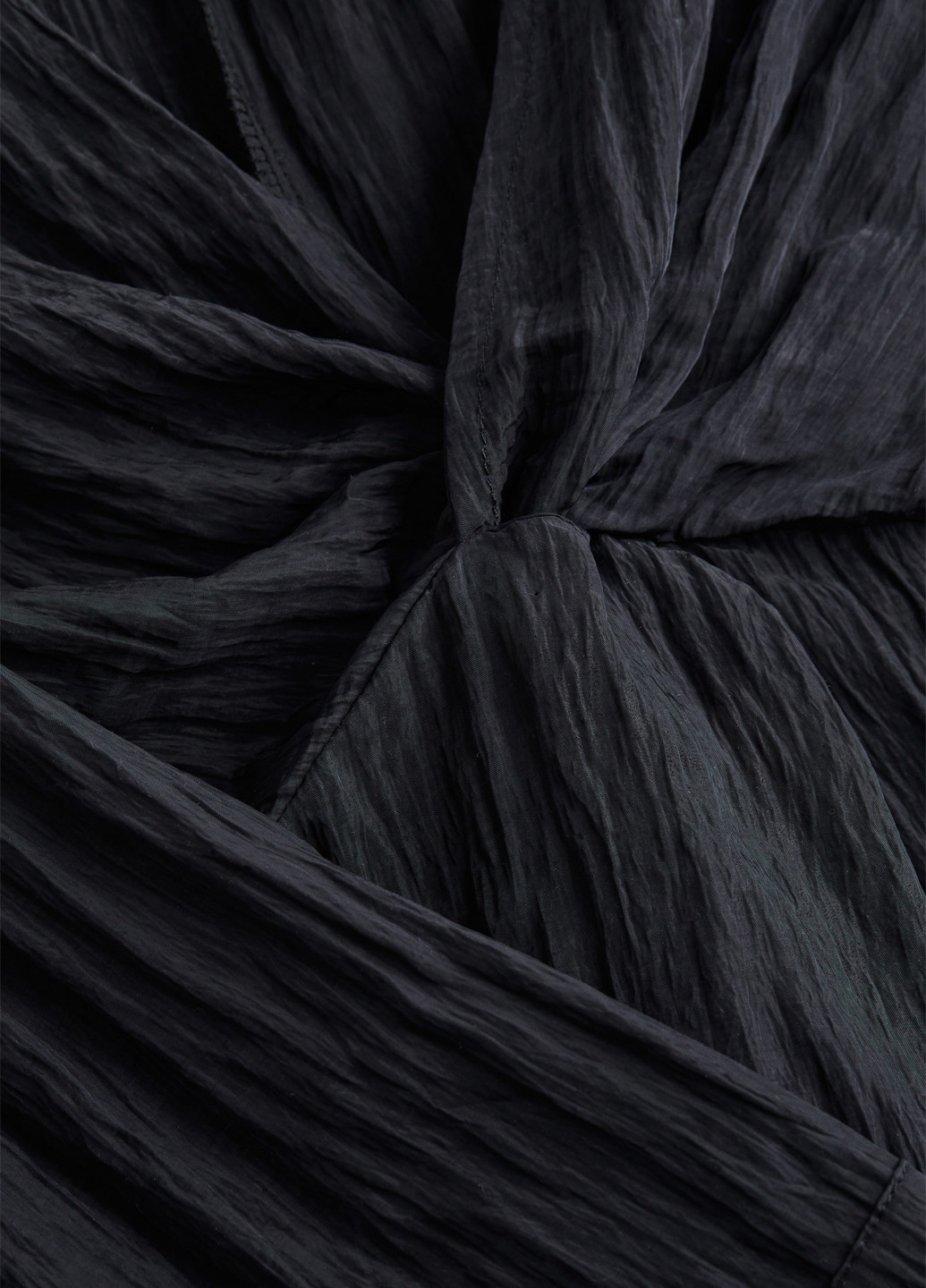 Черное кэжуал платье H&M однотонное