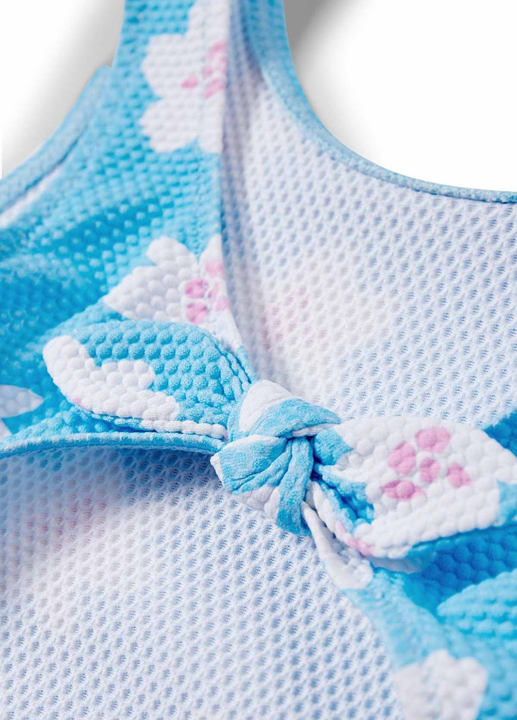 Блакитний літній купальник суцільний C&A