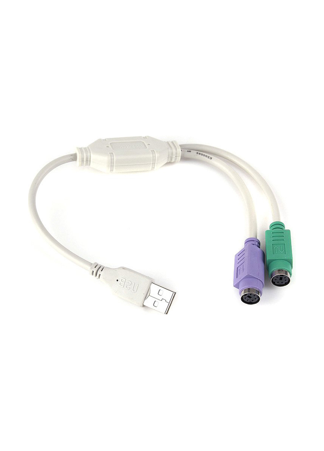 Перехідник USB А-папа / 2х PS / 2. 30см (UAPS12) Cablexpert usb а-папа/2х ps/ 2. 30см (uaps12) (137500425)