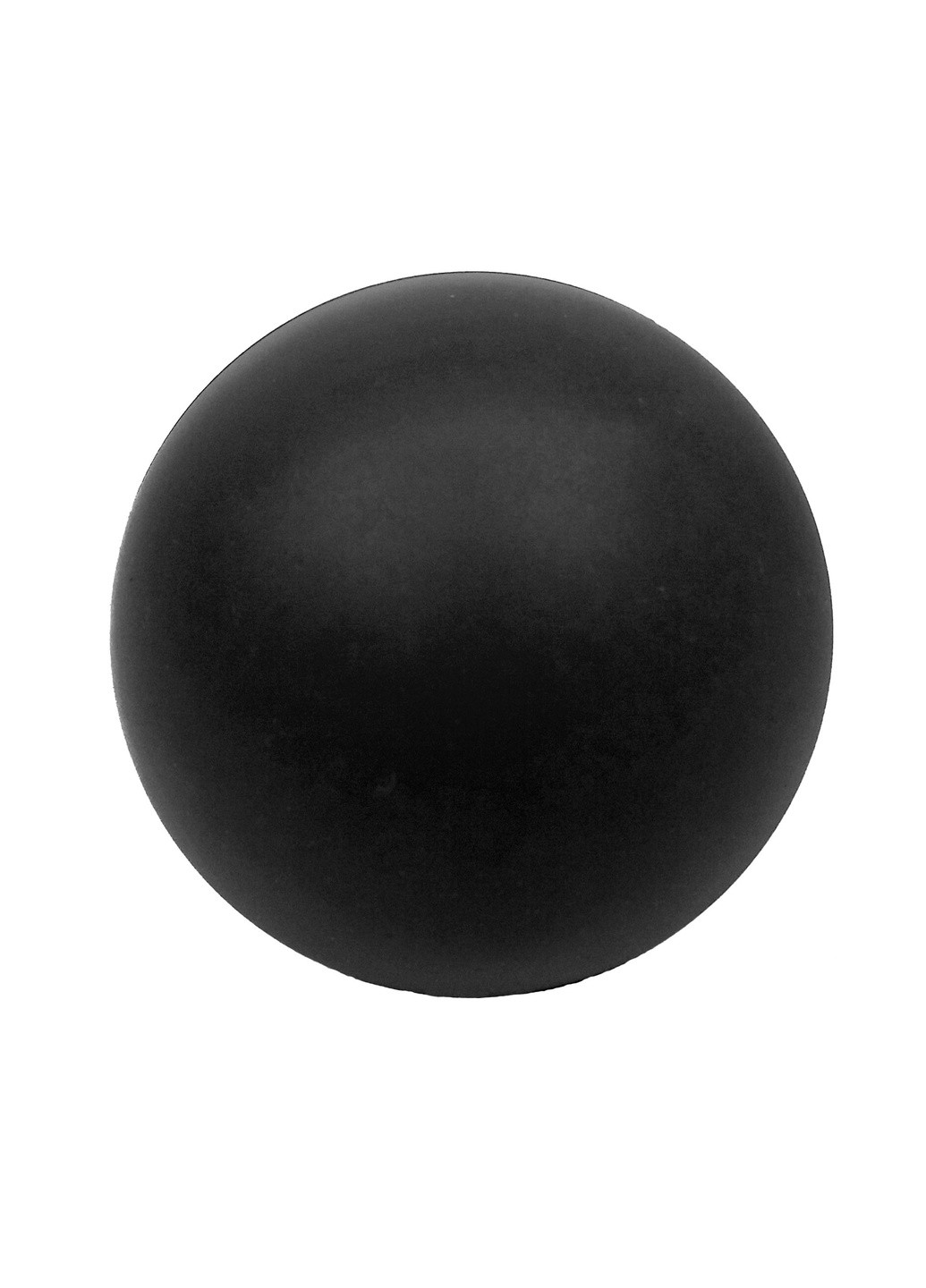 Массажный мячик 6.5 см черный (каучук) для миофасциального релиза и самомассажа EF-MM65-BK EasyFit (243205454)