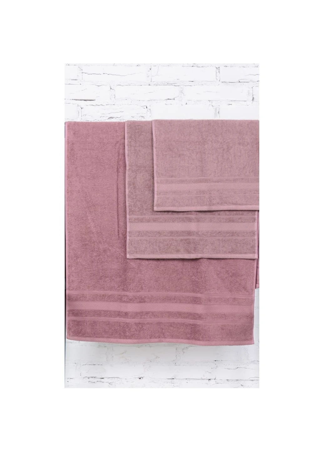 Полотенце MirSon набор банных №5083 Elite SoftNess Violet 50х90, 70х140, 100х (2200003182897) No Brand фиолетовый