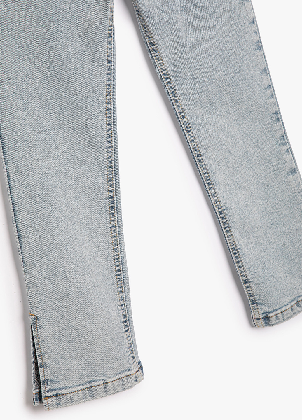 Голубые демисезонные прямые джинсы KOTON