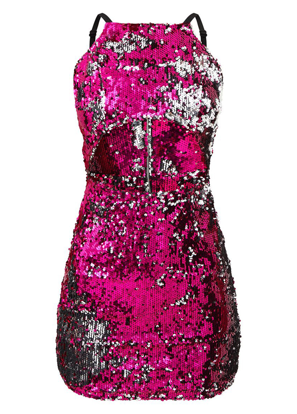 Розовое вечернее платье PrettyLittleThing однотонное