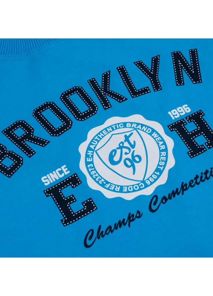 Блакитний демісезонний костюм десткий кофта та штани блакитний "brooklyn" (7882-92b-blue) Breeze