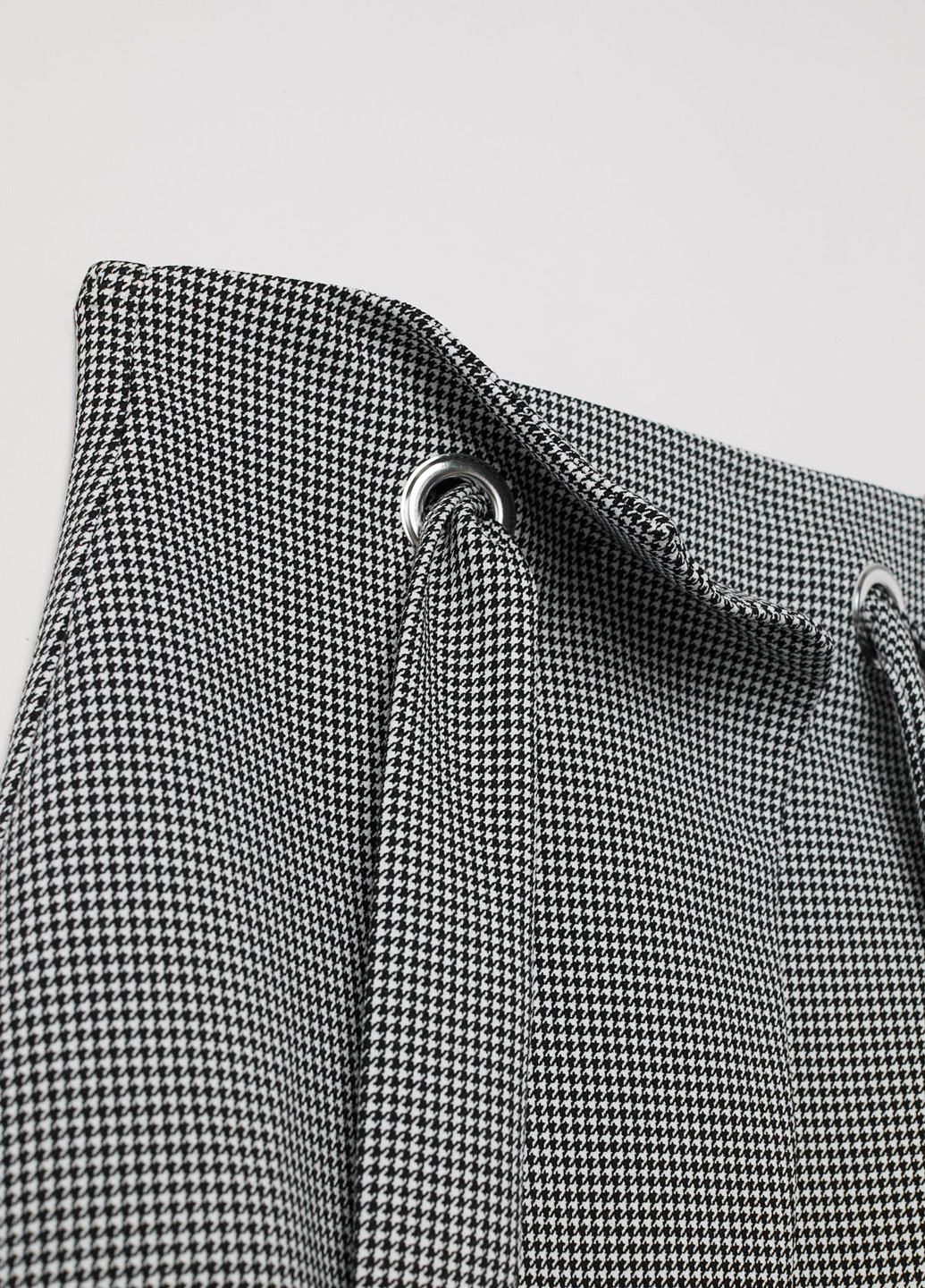 Черно-белая кэжуал в клетку юбка H&M на запах