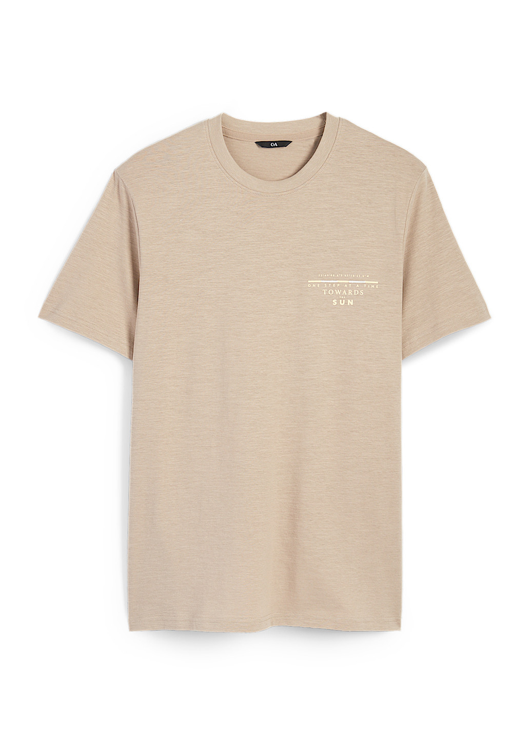 Серо-бежевая футболка C&A