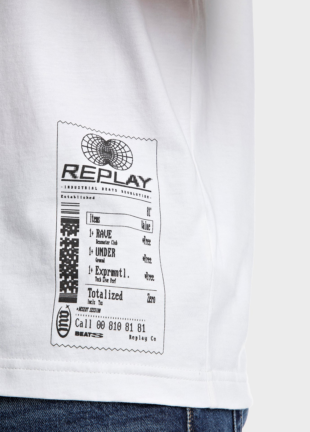 Біла футболка Replay