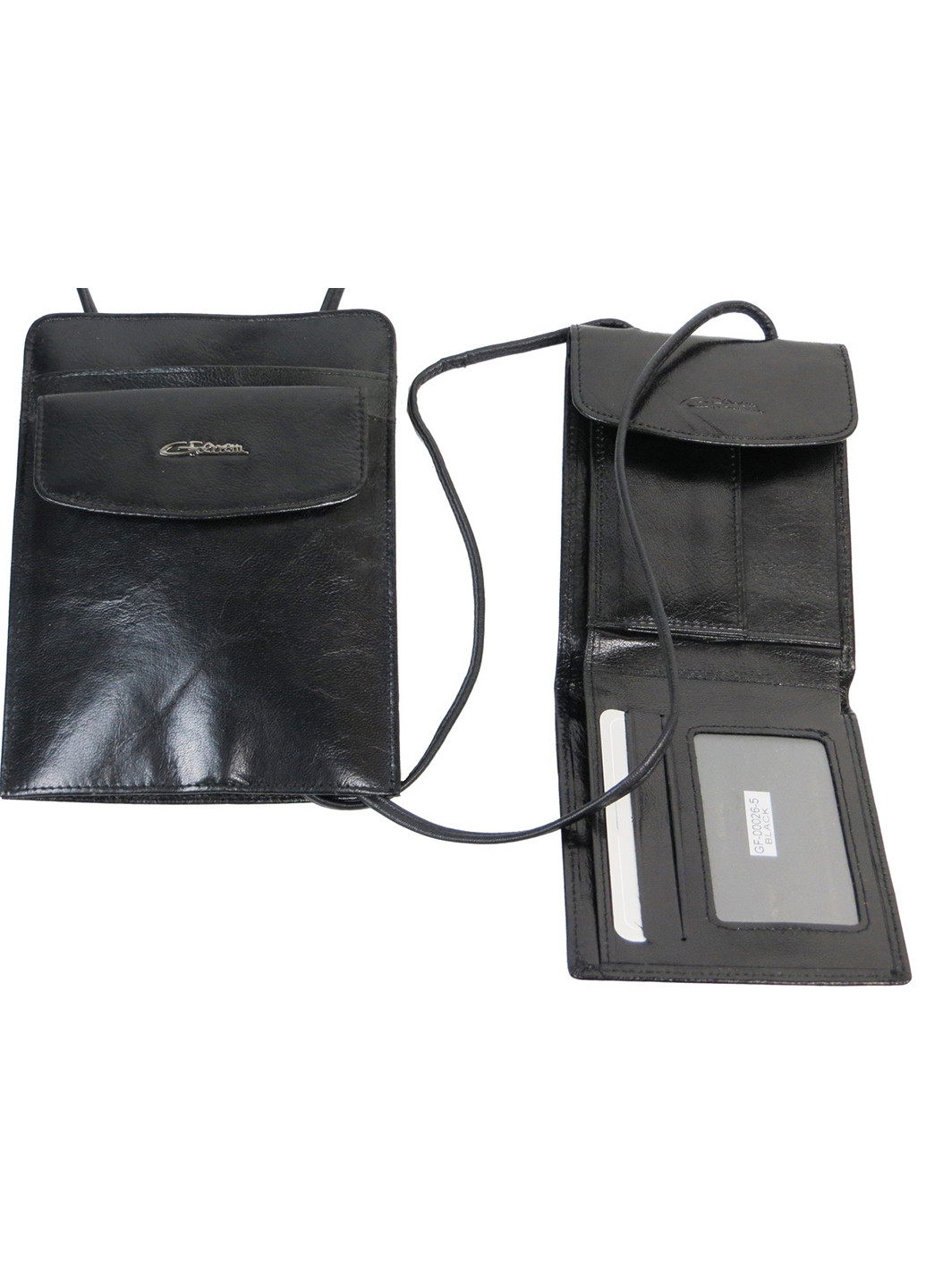 Комплект из кожаной сумки и портмоне 16,5х12,5х1(12,5х10х1) см Giorgio Ferretti (255709926)
