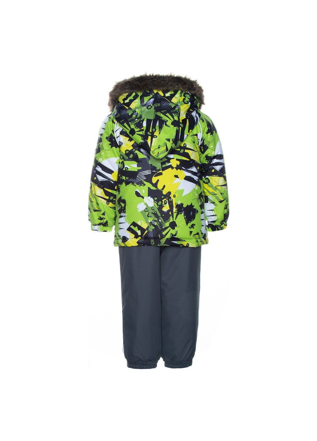 Лайм зимній комплект зимовий (куртка + напівкомбінезон) avery Huppa