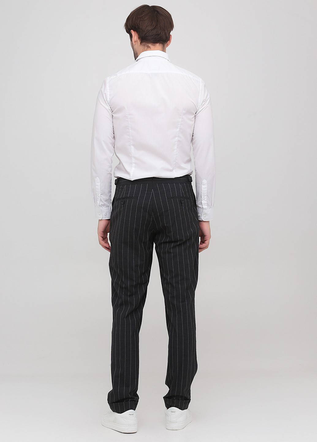 Темно-серые кэжуал демисезонные прямые, классические брюки Ralph Lauren