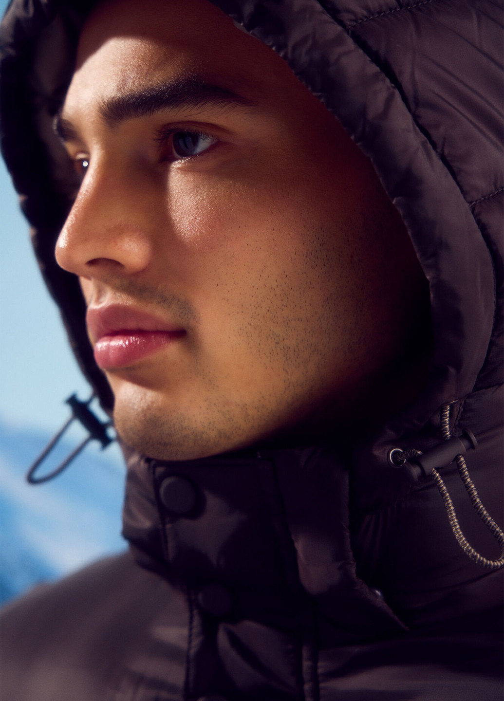 Темно-коричнева зимня куртка Springfield