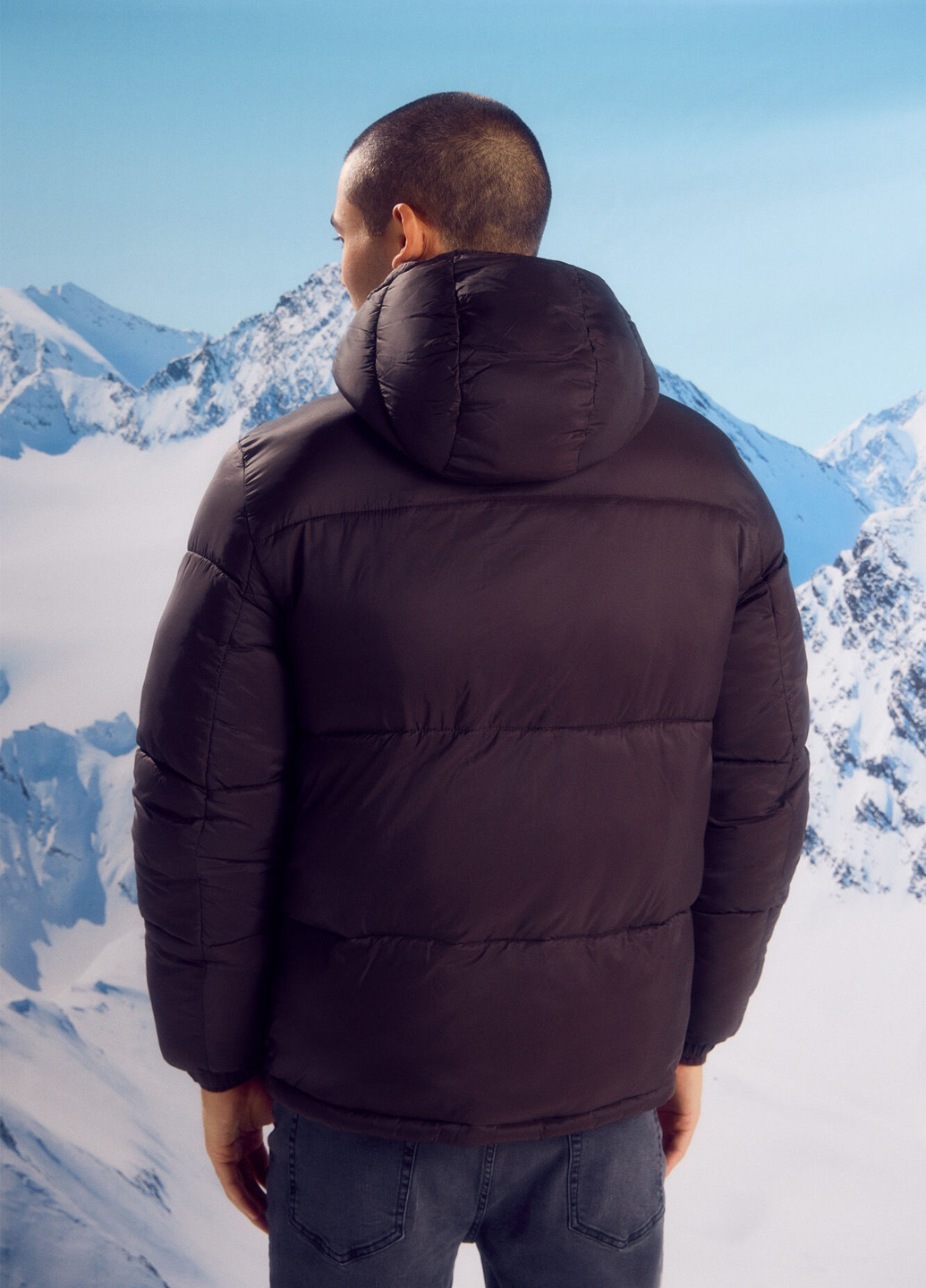 Темно-коричнева зимня куртка Springfield