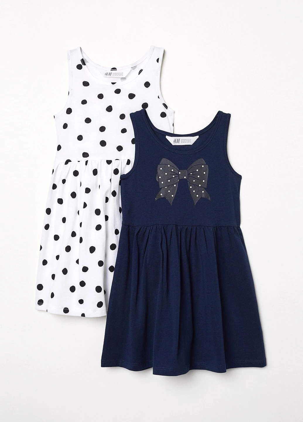 Комбинированное платье (2 шт.) H&M (200359639)