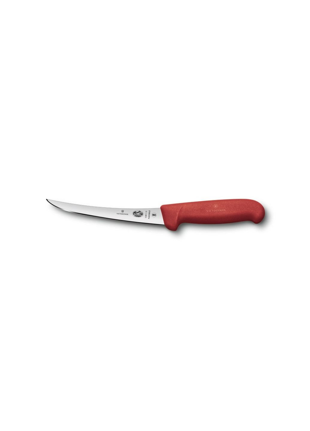 Кухонний ніж Fibrox Boning Flexible 15 см Red (5.6611.15) Victorinox (254076633)