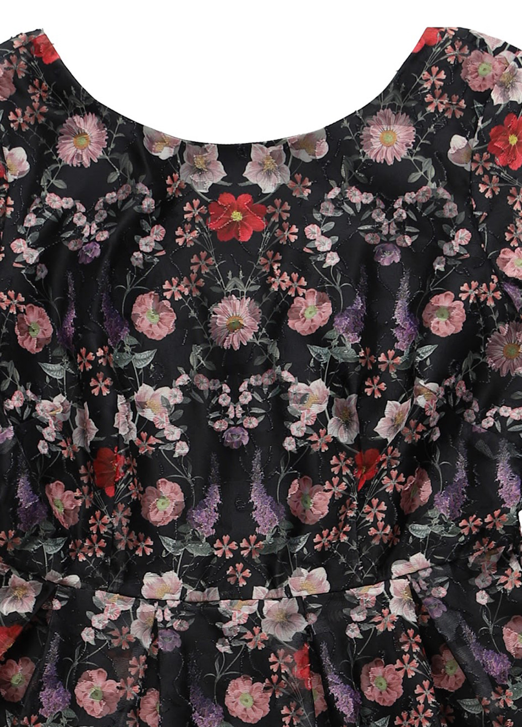 Чорна кежуал сукня кльош Derhy з квітковим принтом