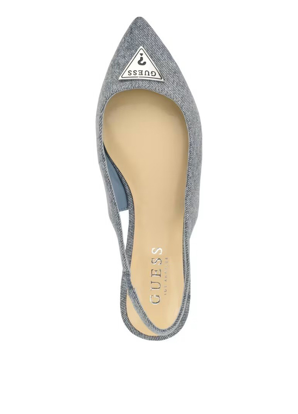 Guess Туфли слингбеки серо-синий з текстиль, сша — лето (322657496)
