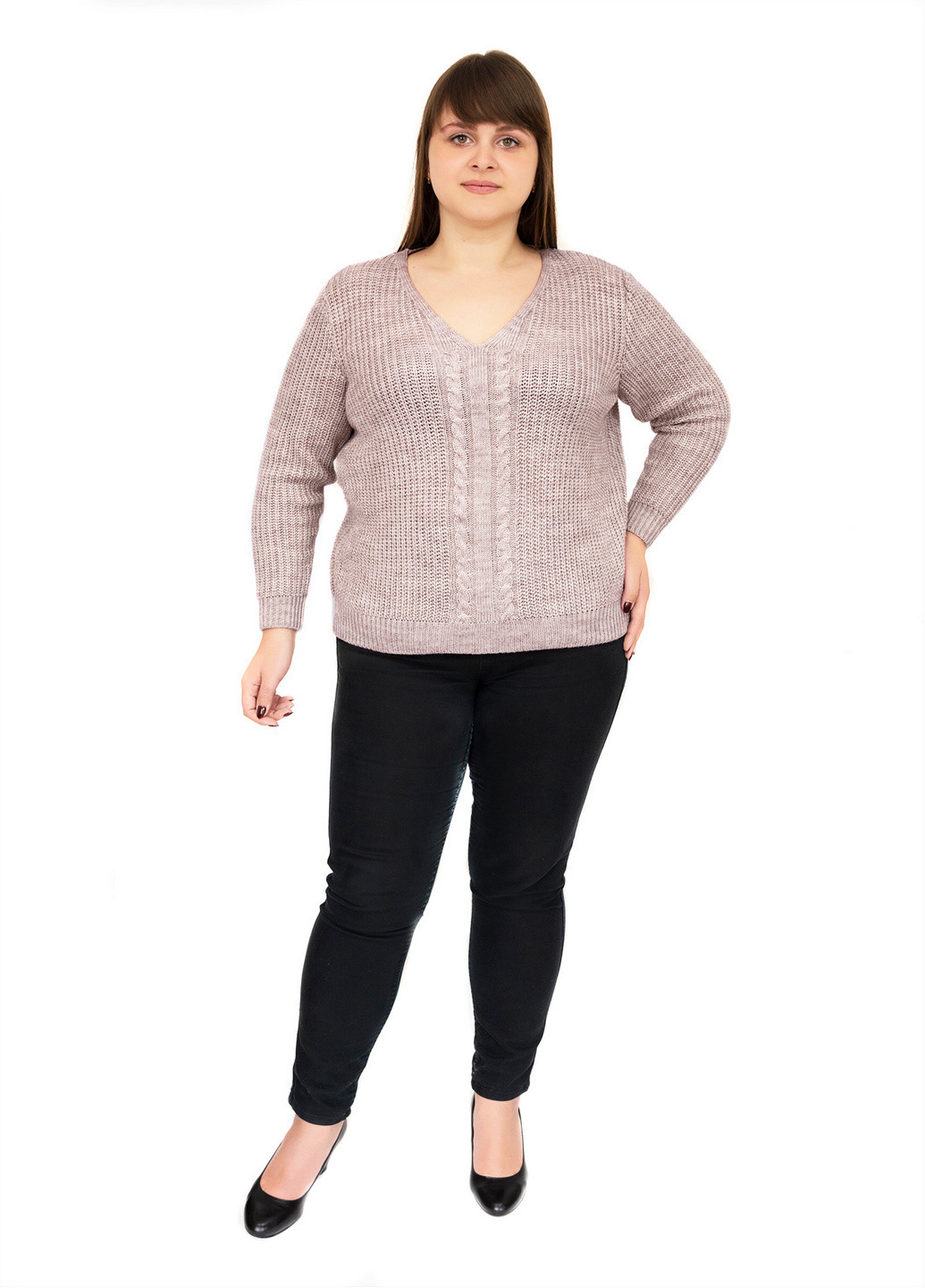 Бежевый демисезонный джемпер женский джемпер Bakhur