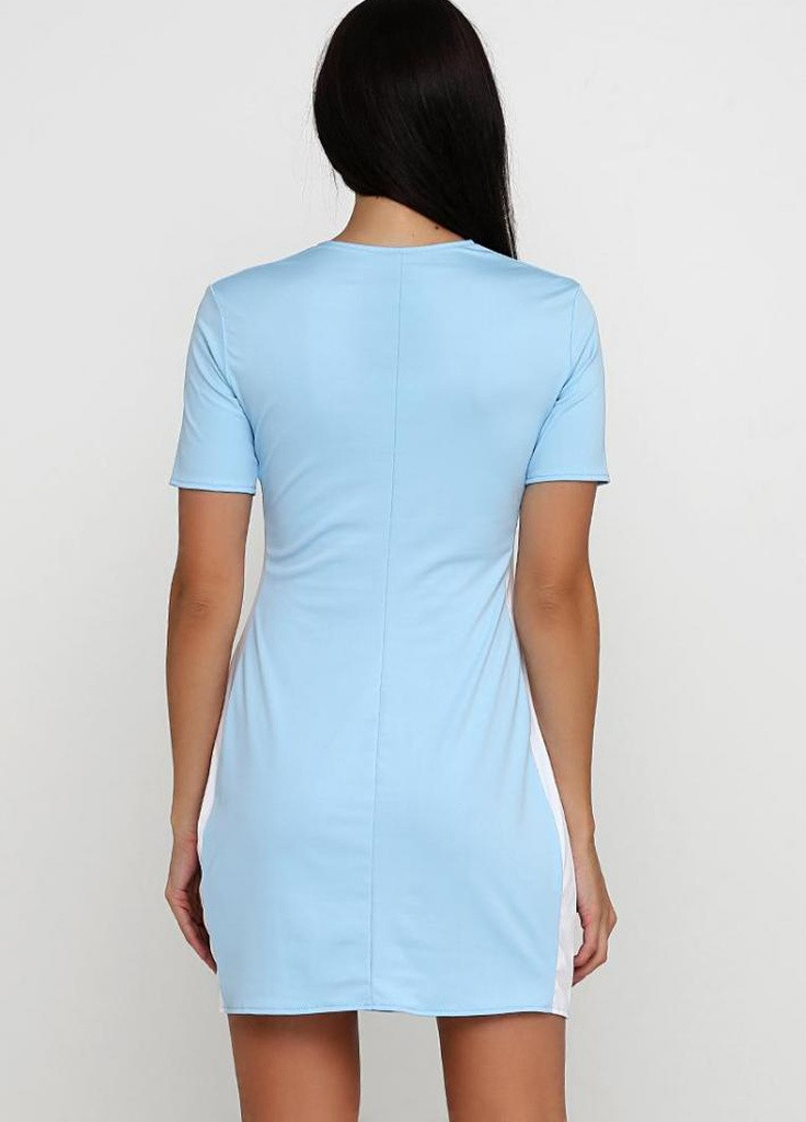 Блакитна кежуал зручне приталене стрейчевий плаття спортивного стилю mira Podium однотонна