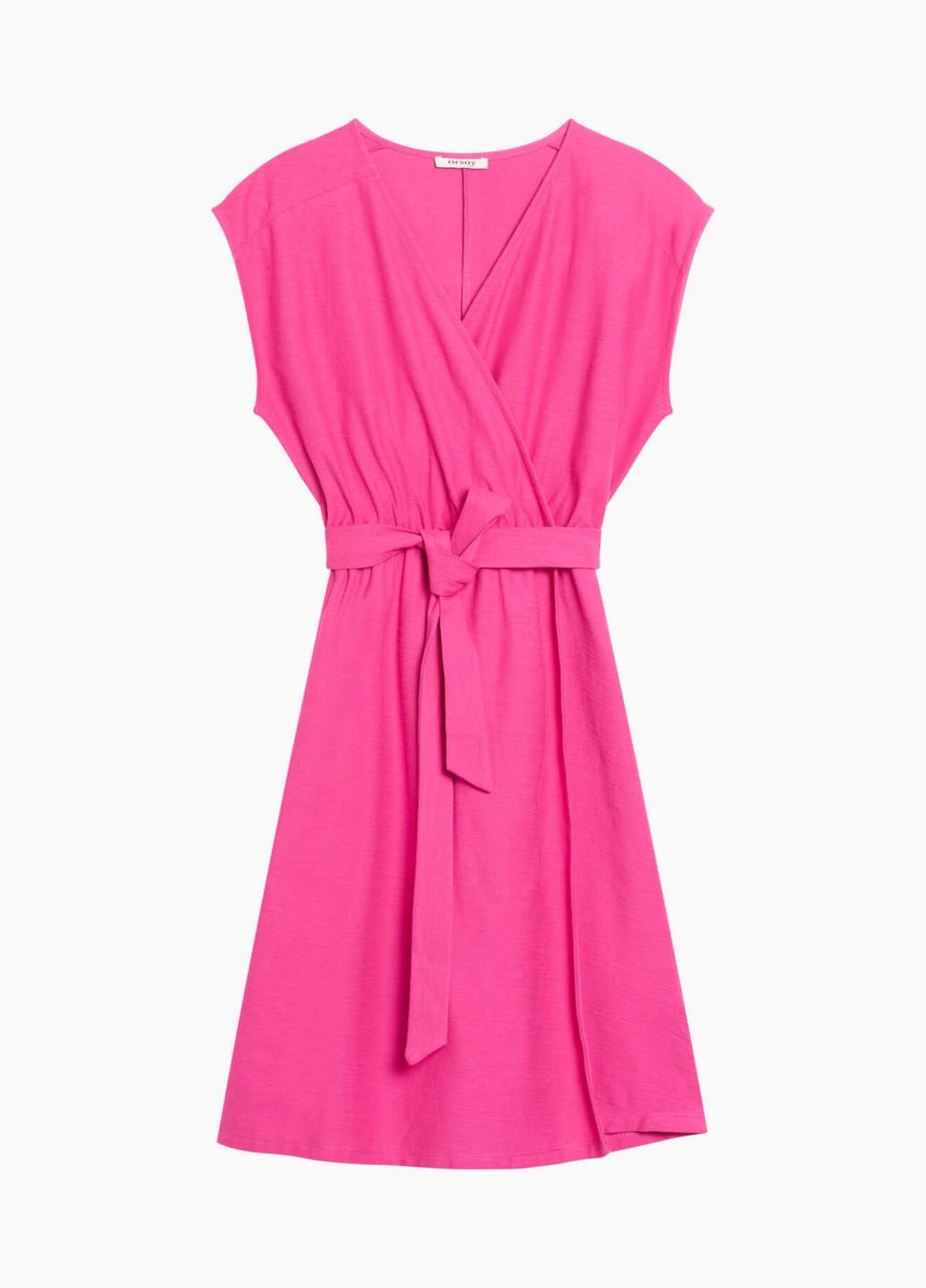 Рожева коктейльна сукня на запах Orsay однотонна