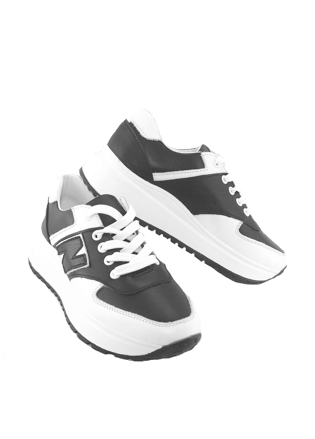 Кроссовки Mila чёрно-белые демисезоны (360802258)