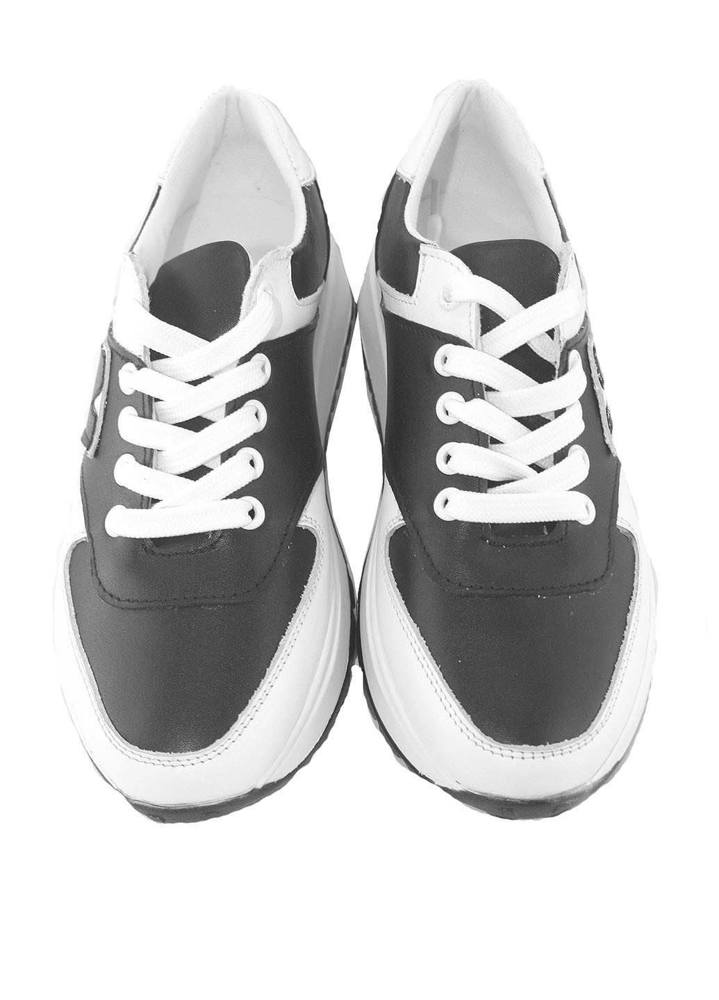 Кроссовки Mila чёрно-белые демисезоны (360802258)