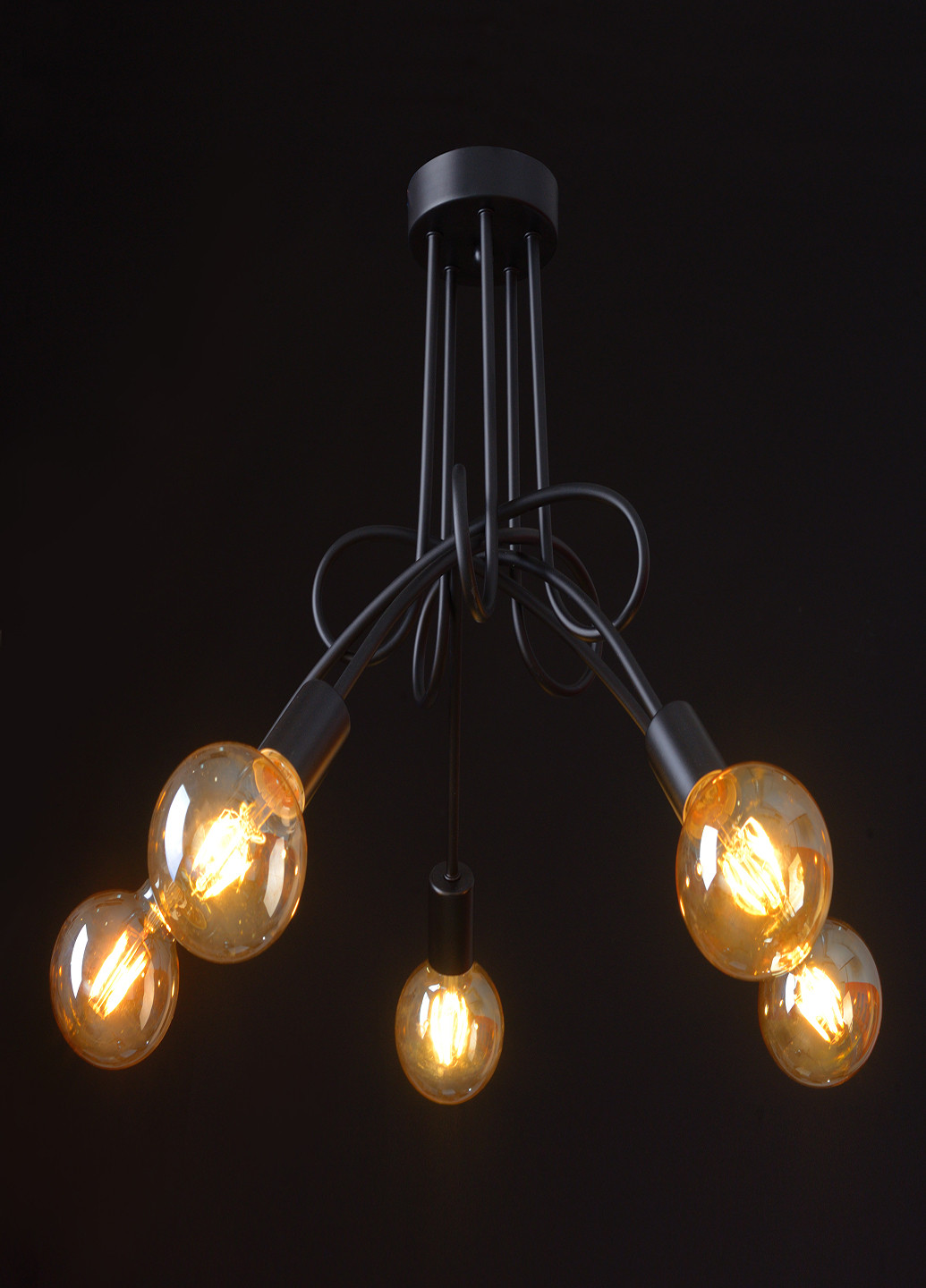 Потолочная люстра BR-01 604S/5 E27 BK Brille (251891779)