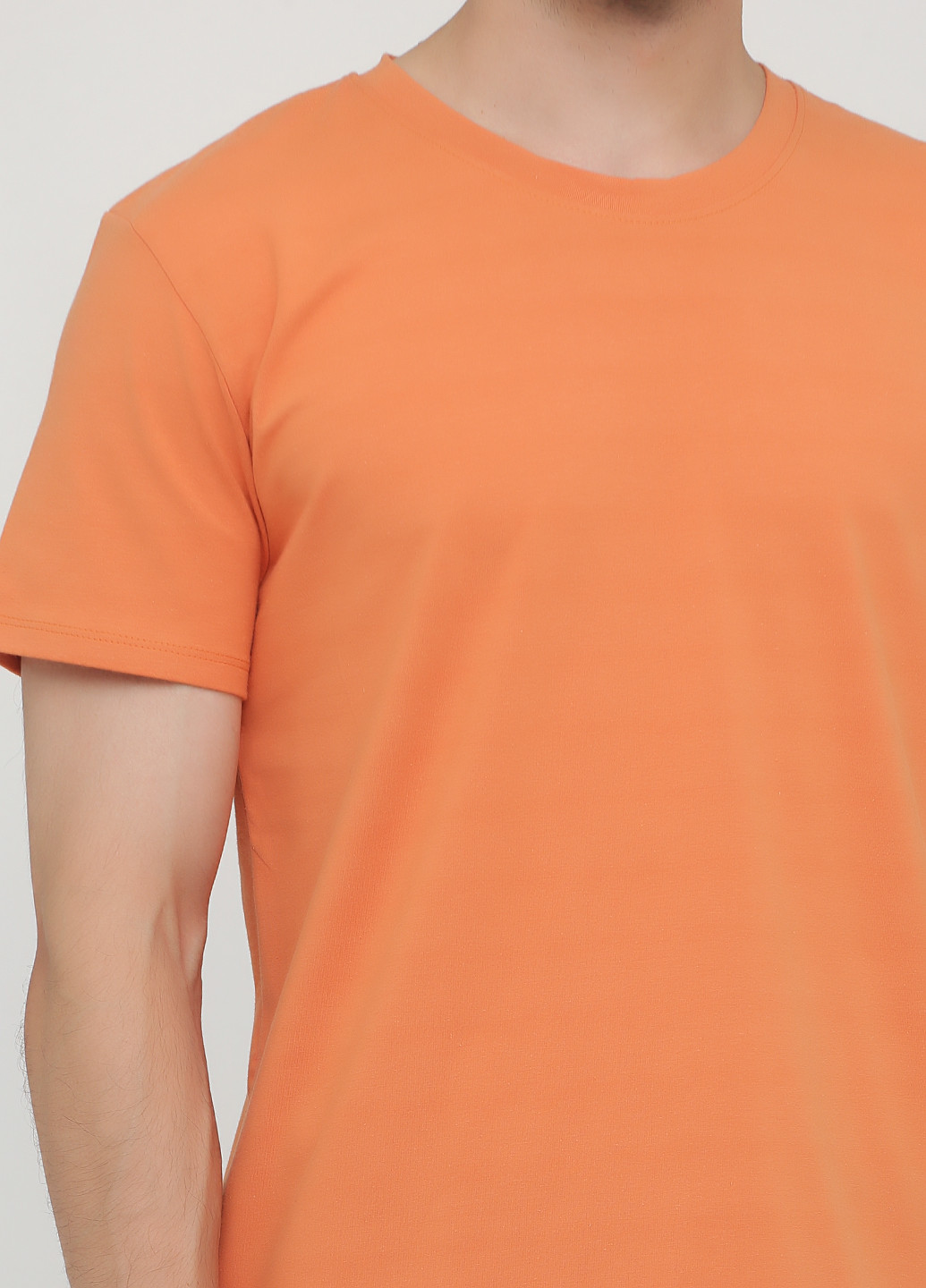 Помаранчева футболка з коротким рукавом Трикомир
