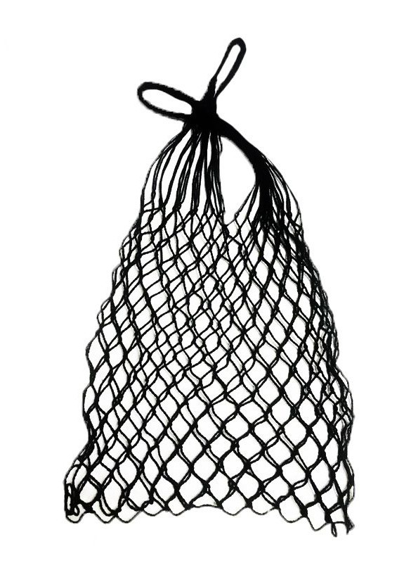 Екосумка Авоська 42х43см чорний (172183) TaKaSUMKA сумка в'язана (238483521)