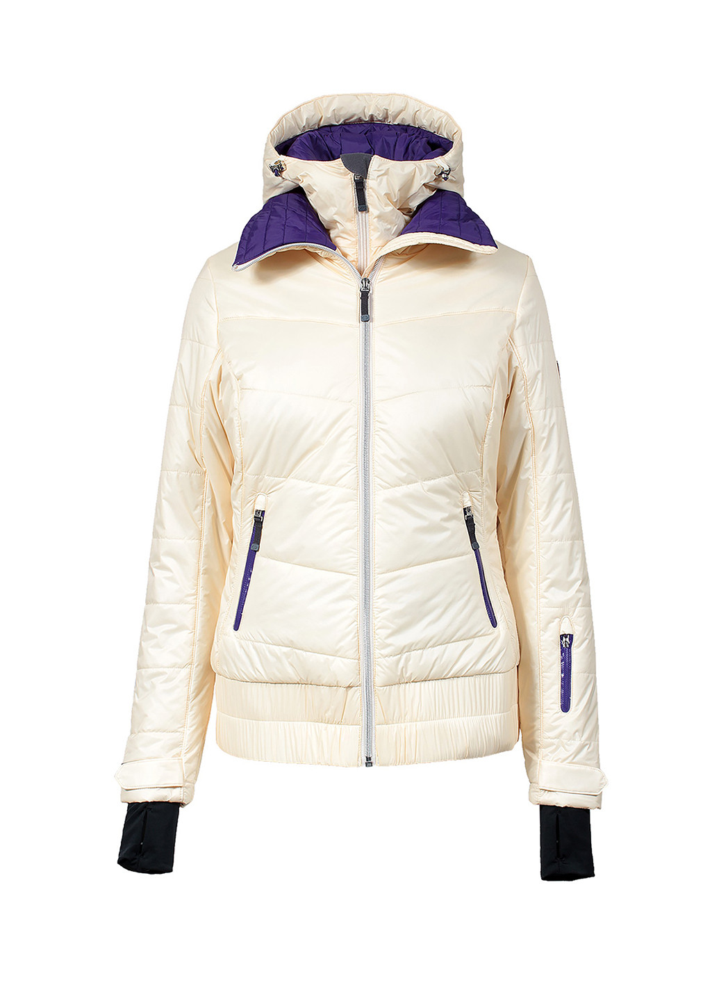 Молочная зимняя куртка лыжная Audimas