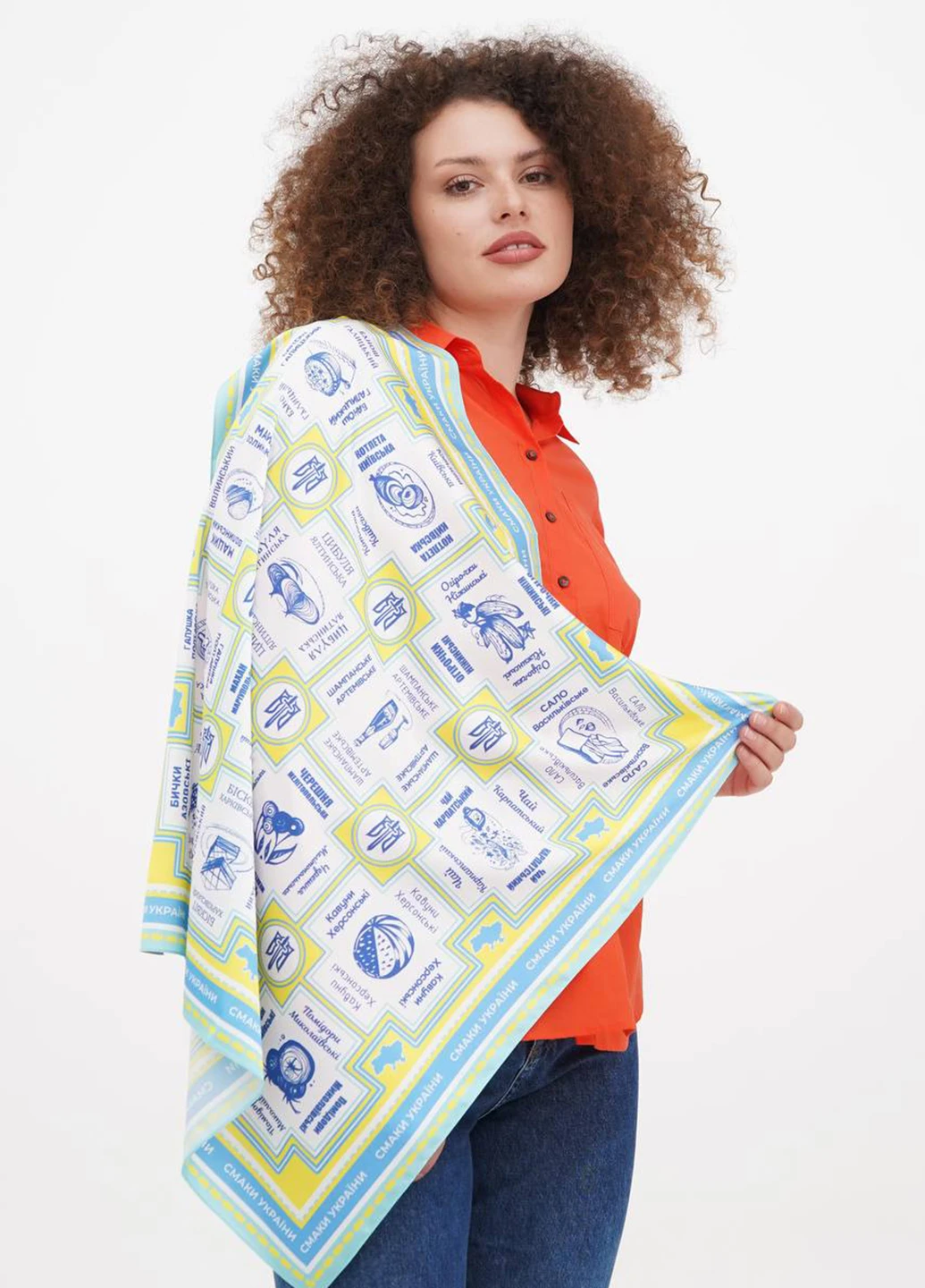 Платок, 70х70 см My Scarf (265541540)