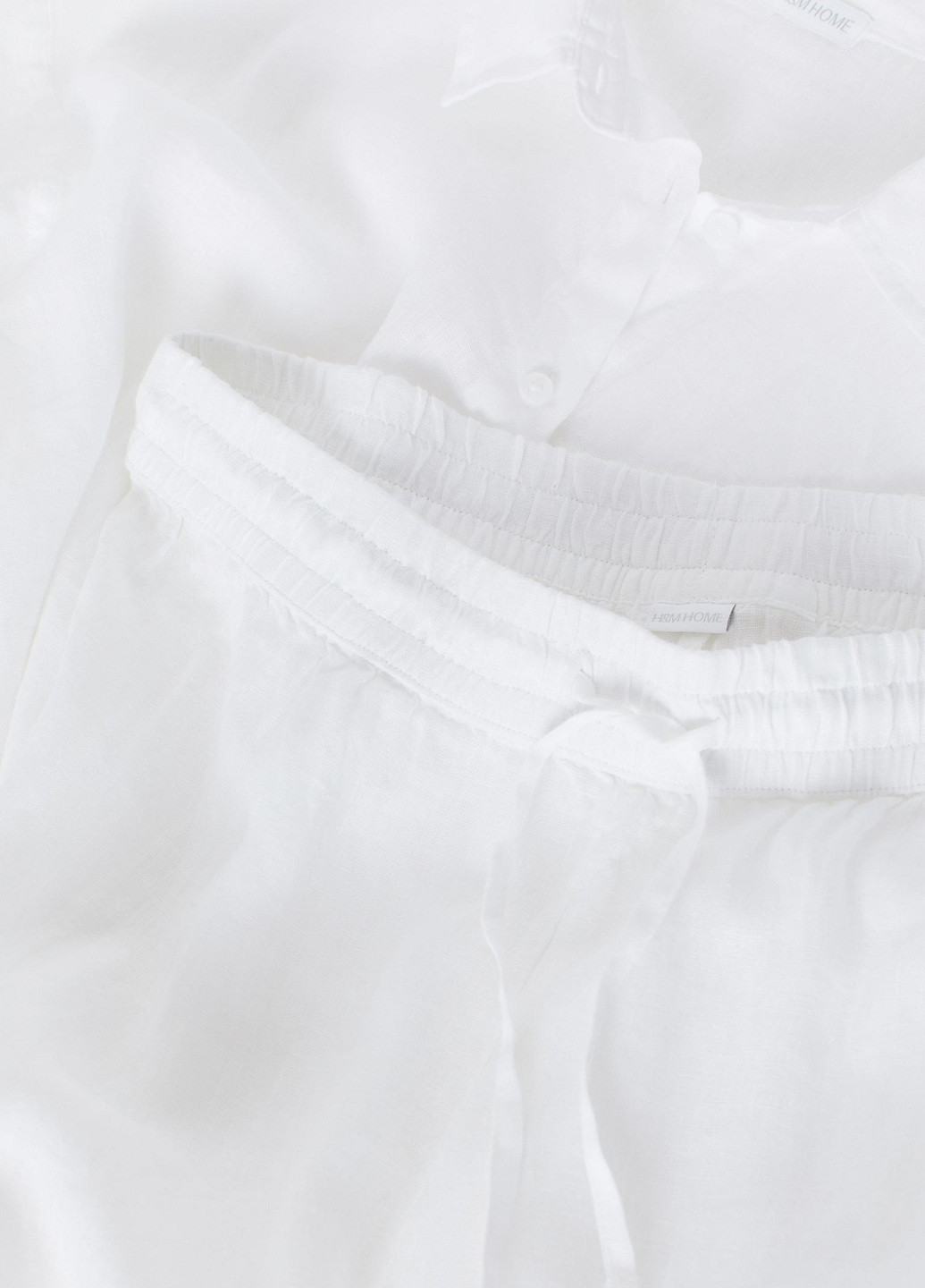 Белая всесезон пижама H&M