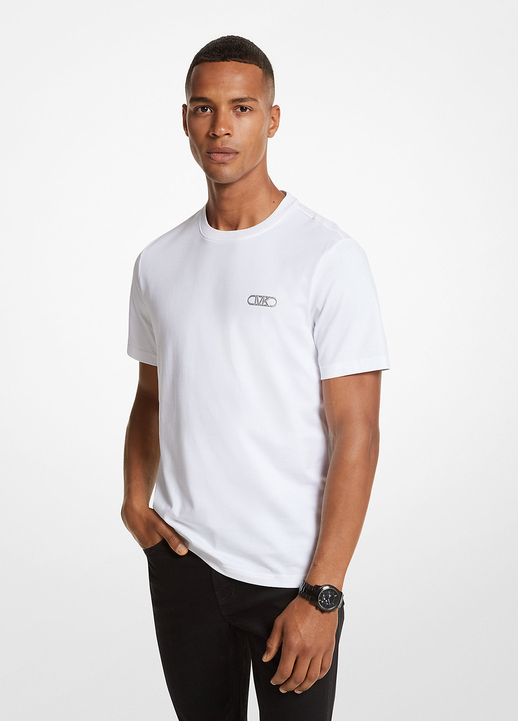 Белая футболка Michael Kors