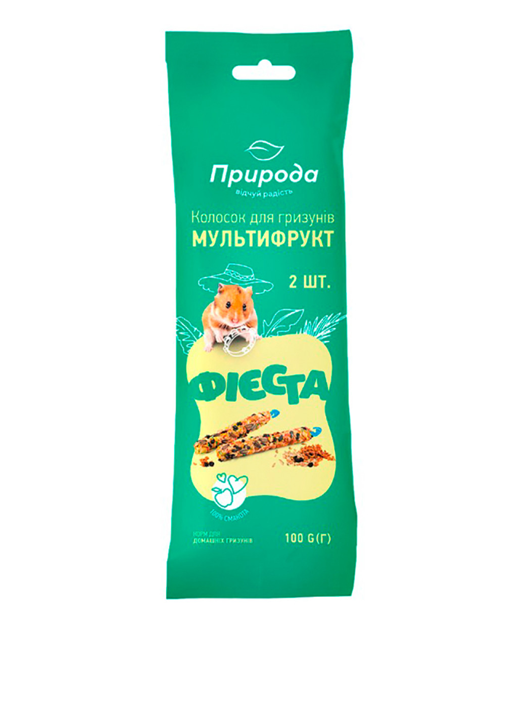 Сухий корм Колосок Мультифрукт, 100 г Природа (251149980)
