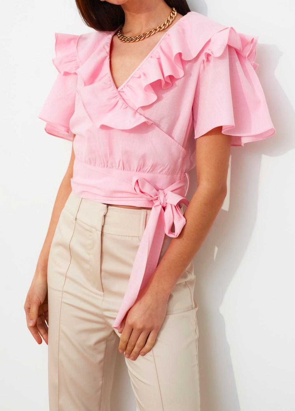 Рожева блуза AMORI