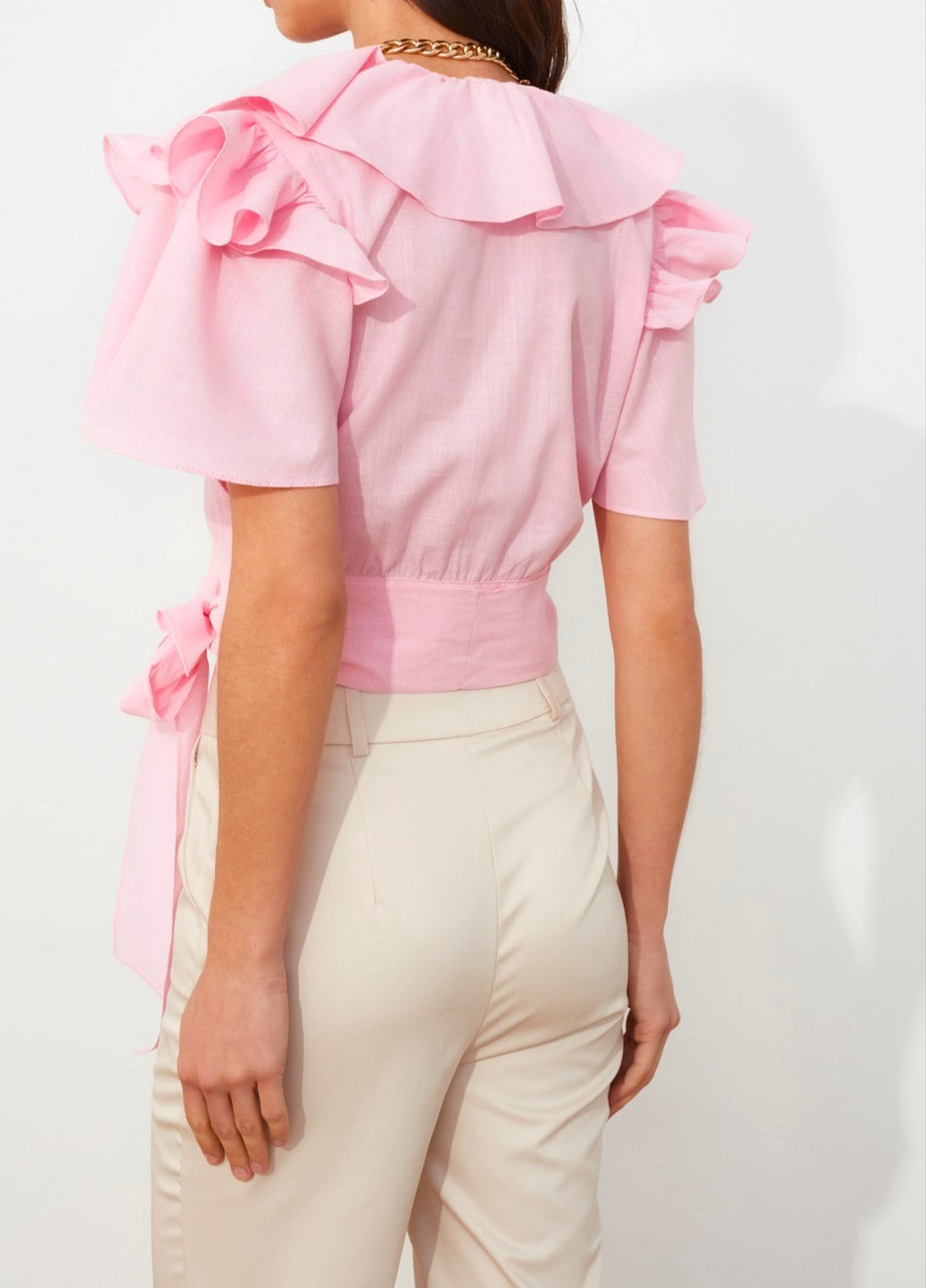 Рожева блуза AMORI