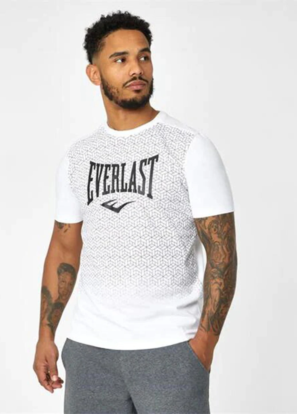 Белая футболка Everlast