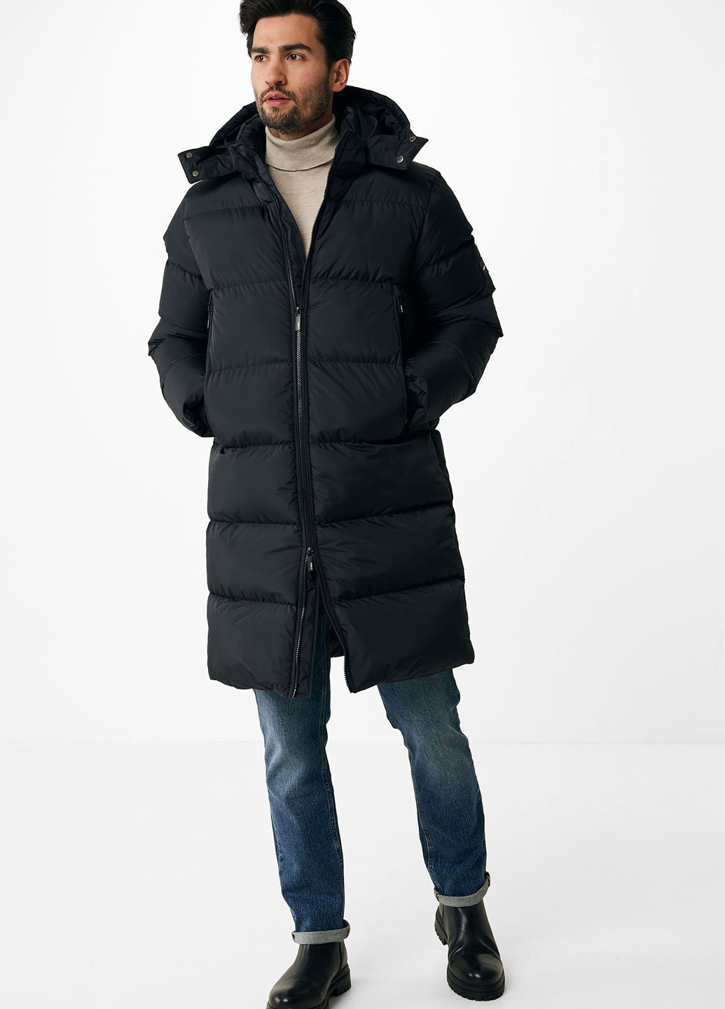 Черная зимняя куртка Mexx