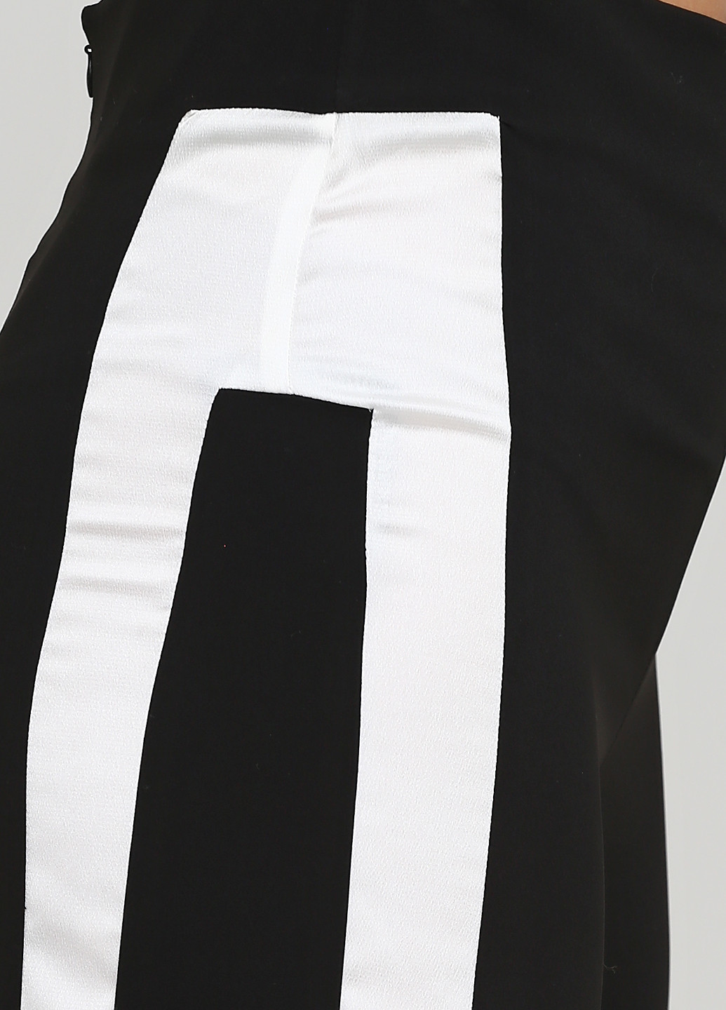 Черно-белые кэжуал демисезонные прямые брюки Armin Studio by Wera Berto