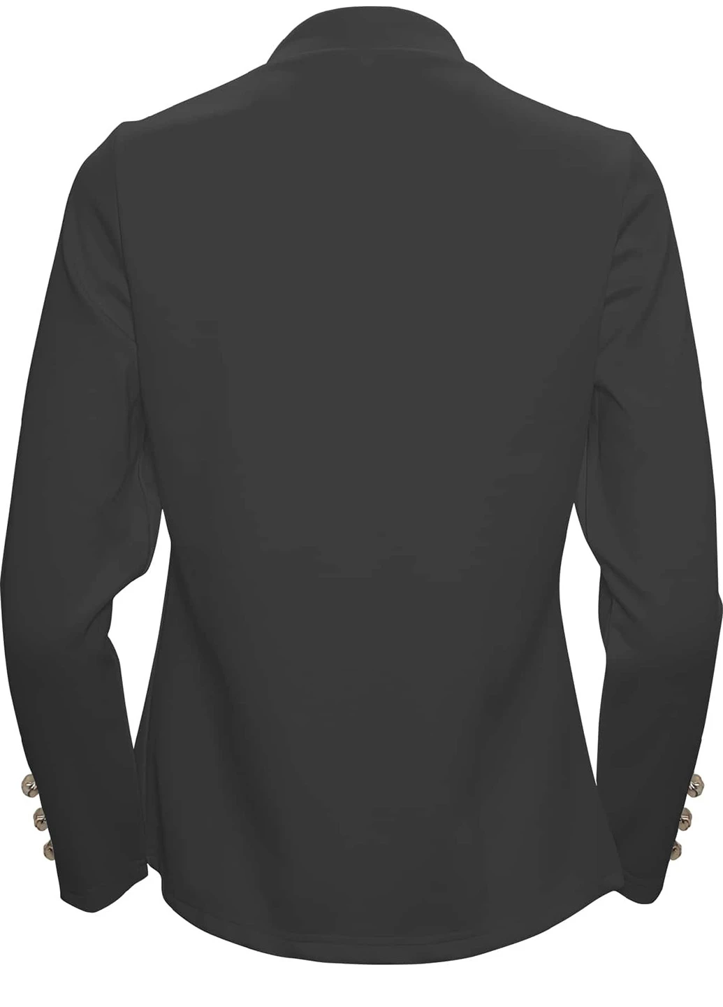 Черный женский жакет SHEIN однотонный - демисезонный