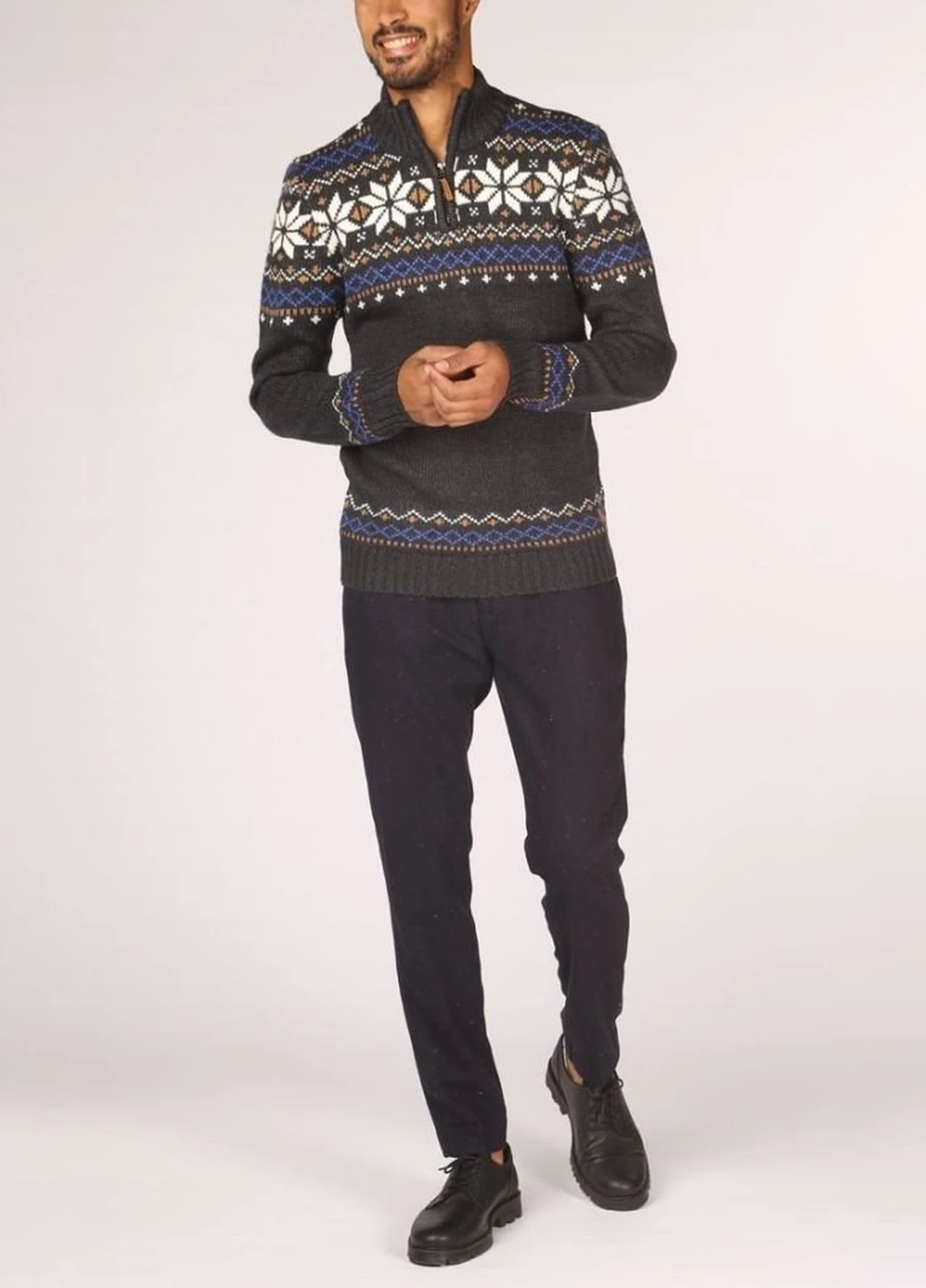Темно-синие кэжуал демисезонные брюки Scotch & Soda