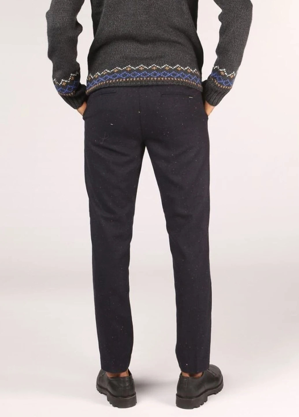 Темно-синие кэжуал демисезонные брюки Scotch & Soda