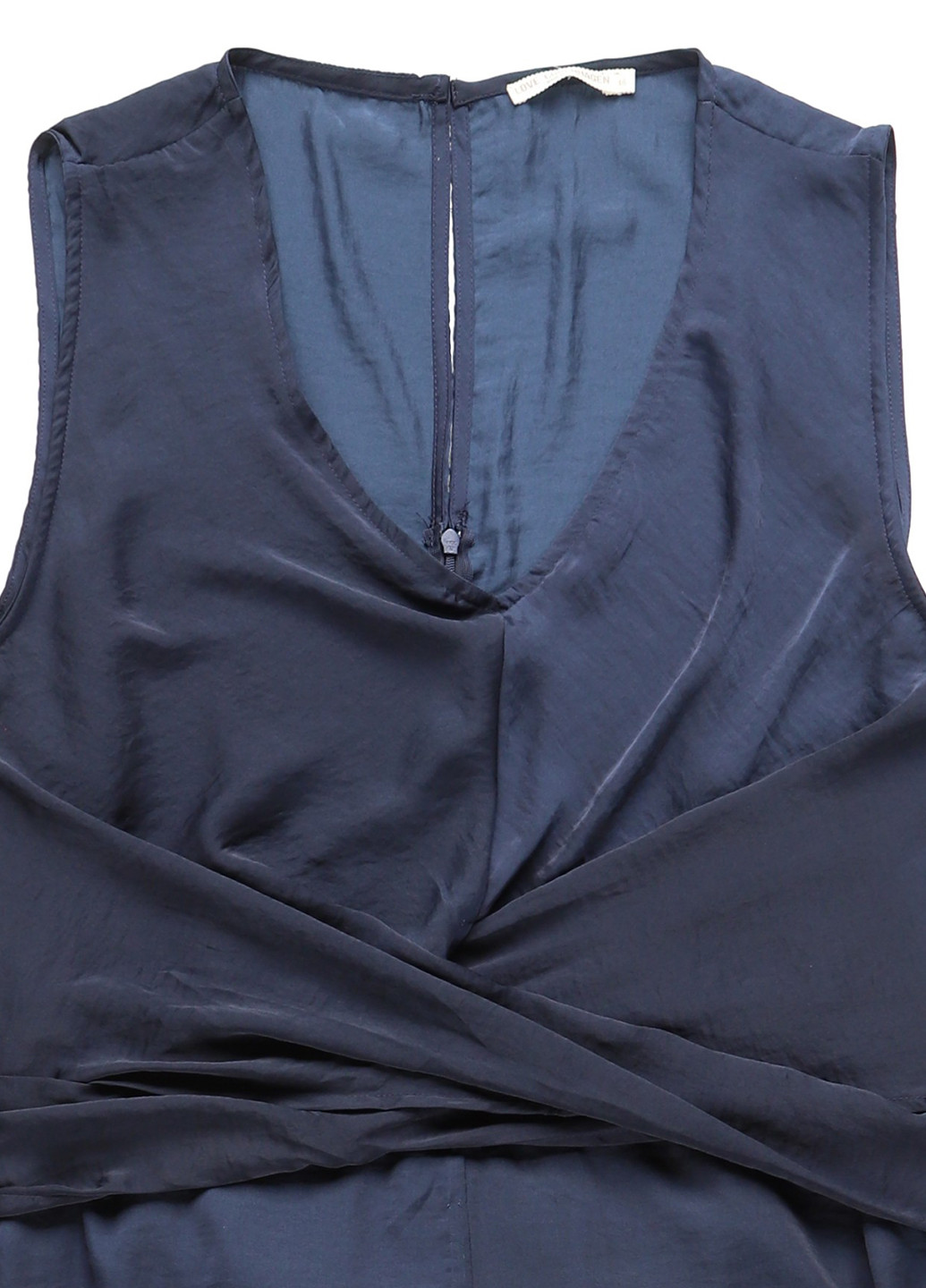 Комбінезон Love Copenhagen комбінезон-шорти однотонний темно-синій кежуал поліестер