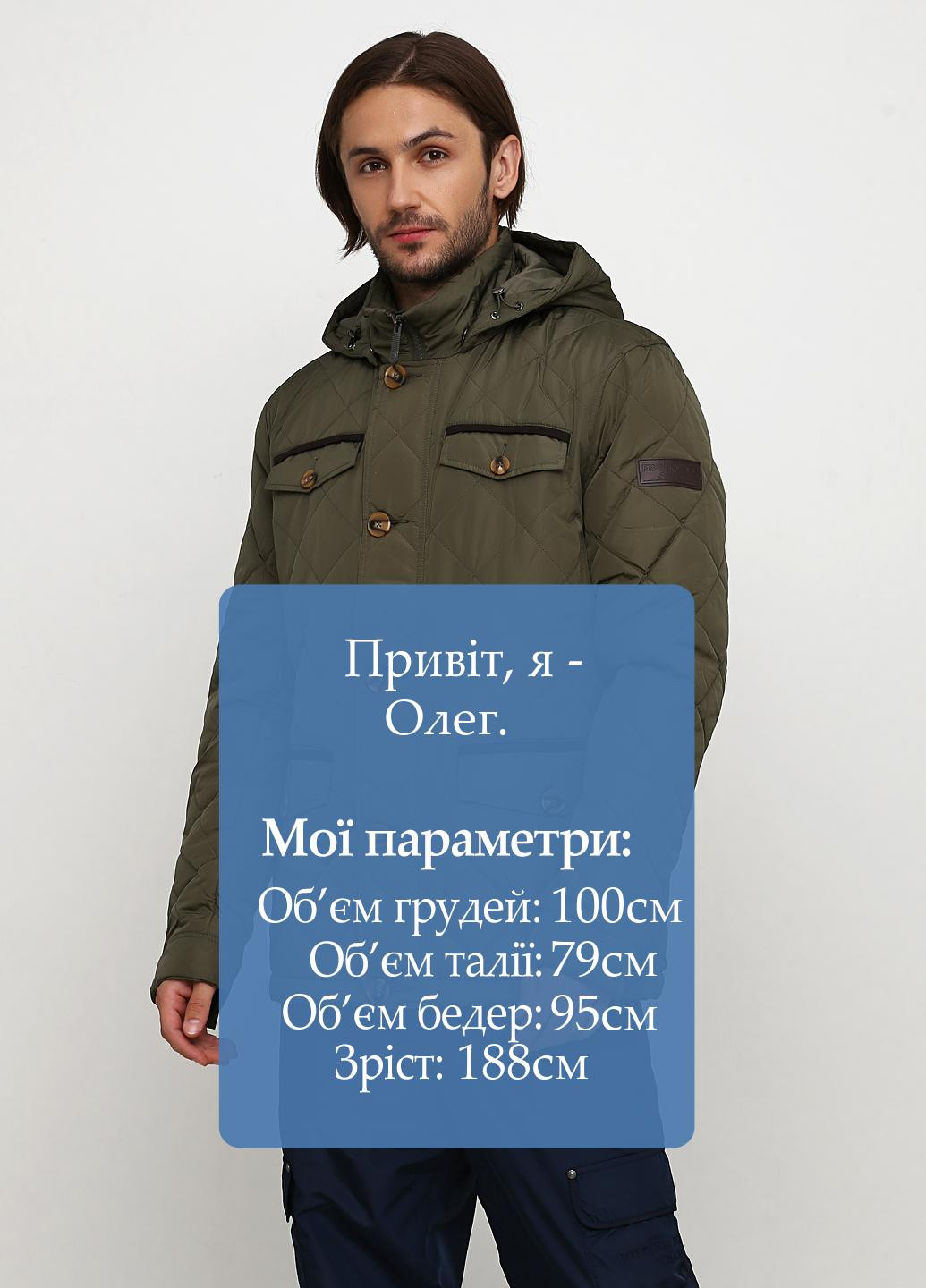 Оливкова (хакі) демісезонна куртка Finn Flare