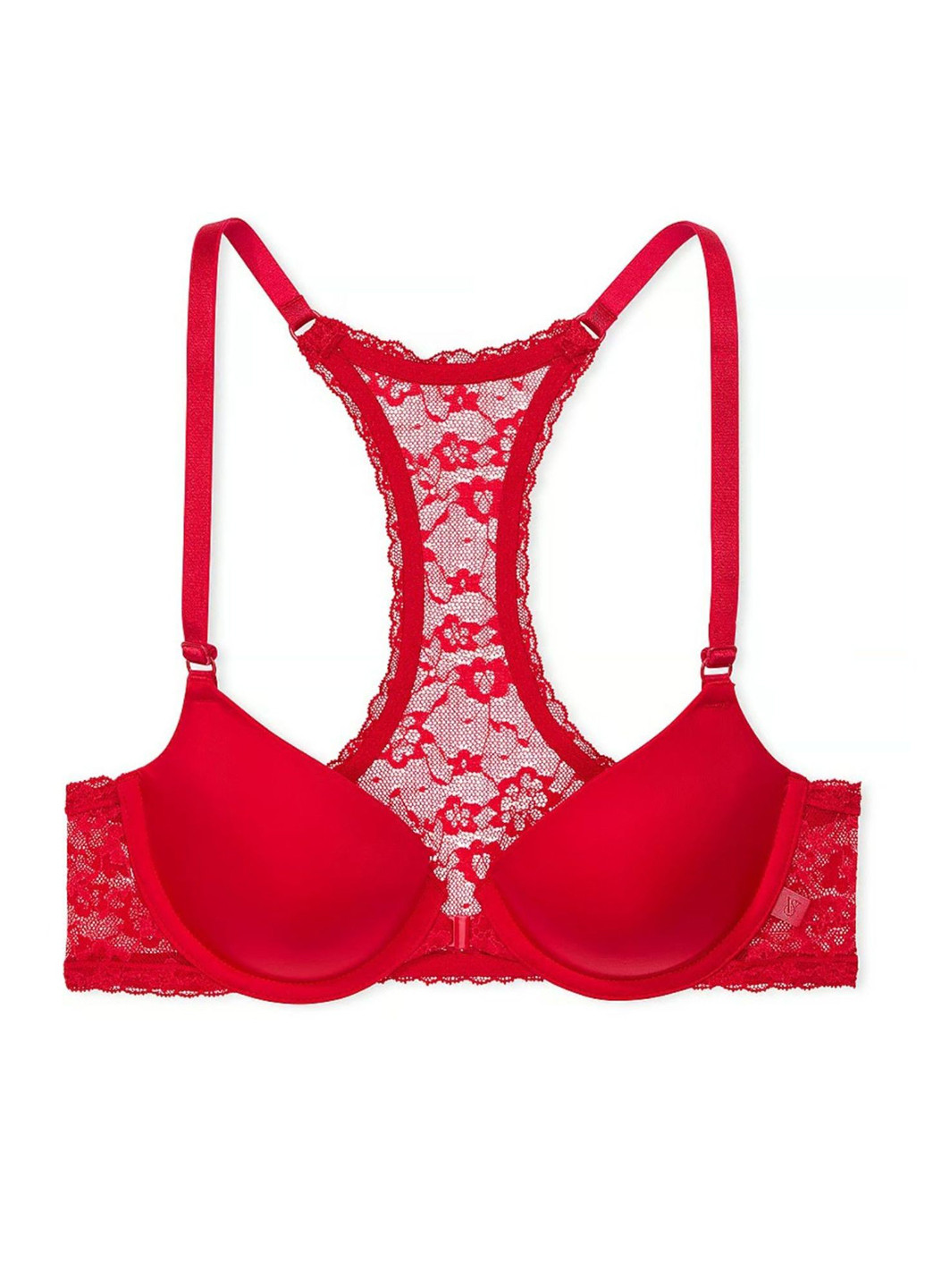 Червоний демісезонний комплект (бюстгальтер, трусики) Victoria's Secret