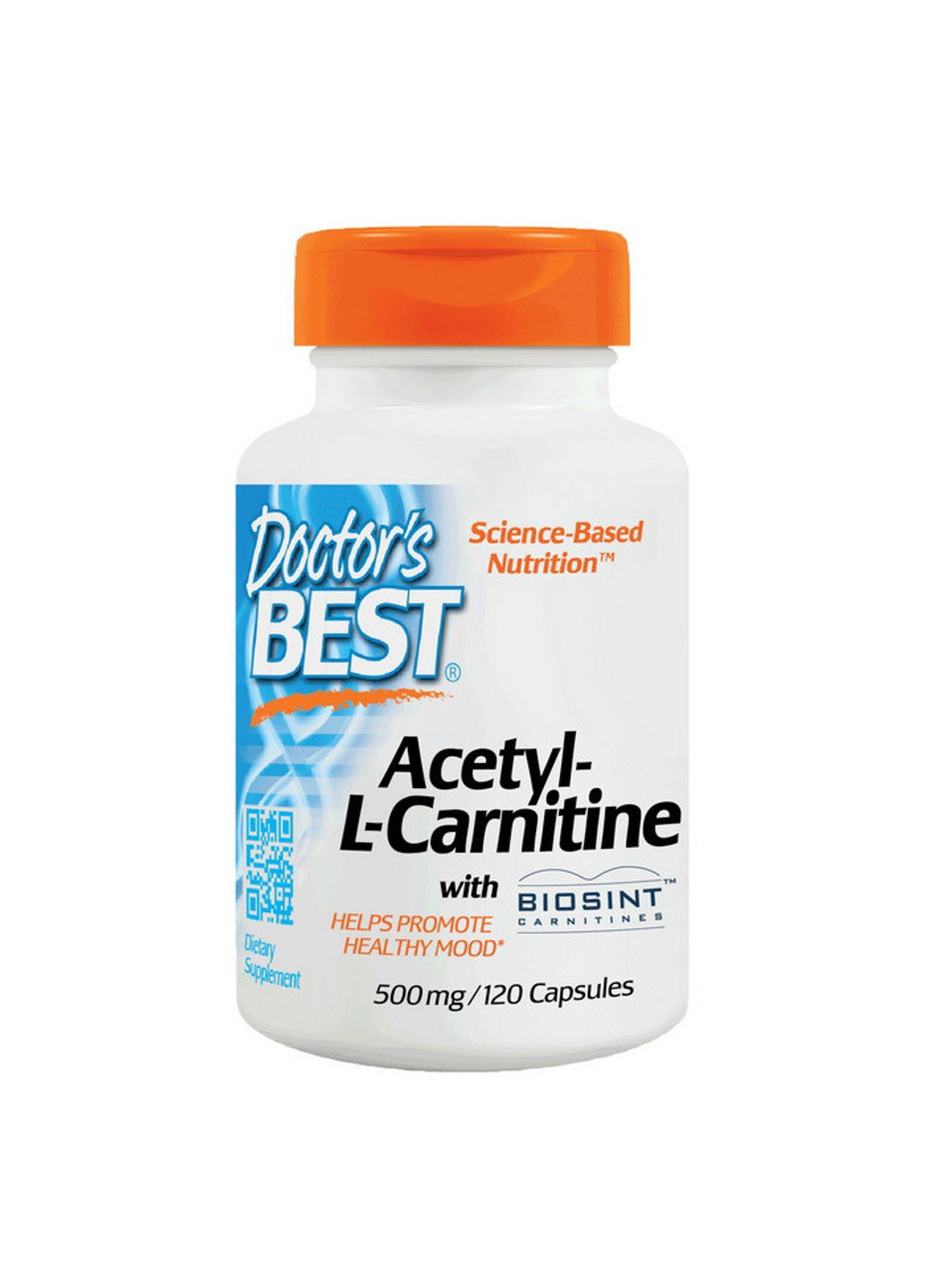 Ацетил Л-карнитин Acetyl-L-Carnitine (120 капс) доктор бест Doctor's Best (255362345)