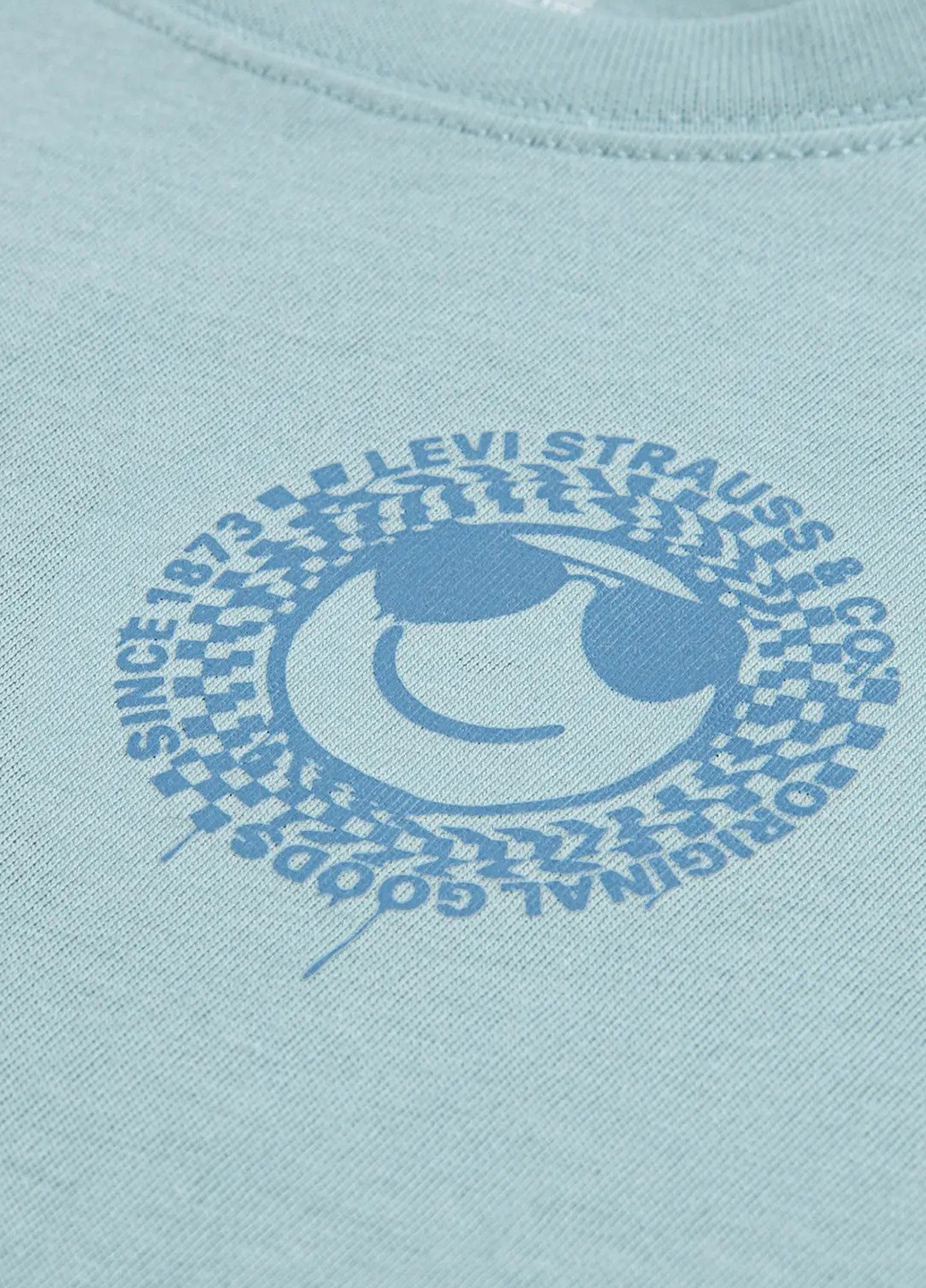 Синій літній комплект (футболка, шорти) Levi's