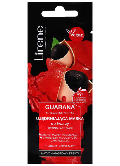 Зміцнювальна маска для обличчя Guarana Firming Face Mask Lirene (250116857)