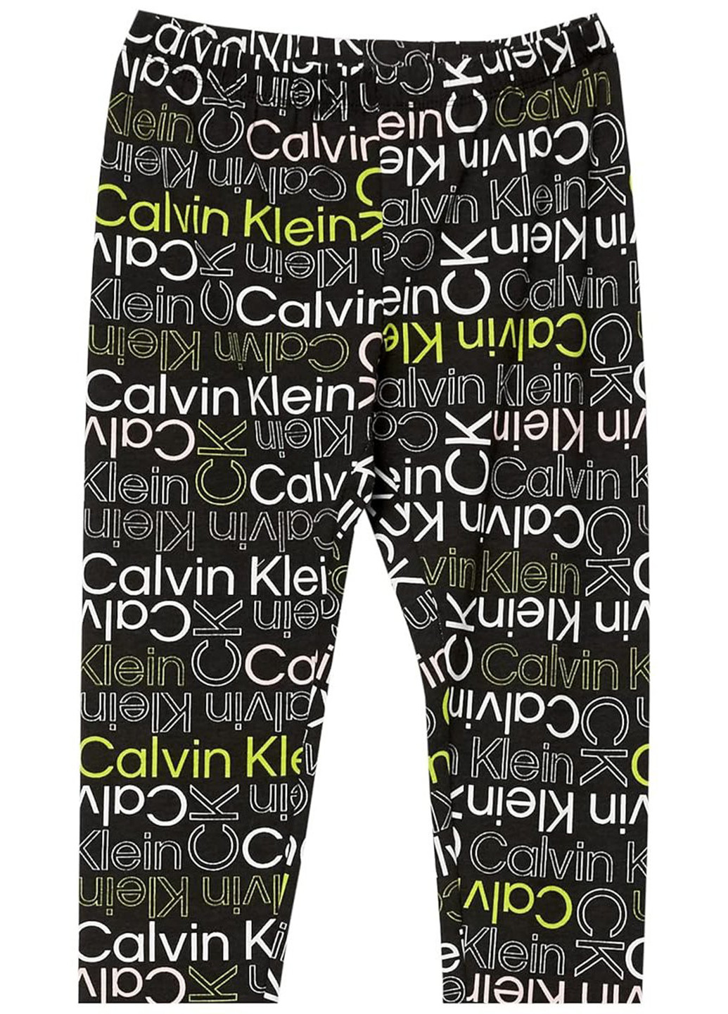 Черные демисезонные леггинсы Calvin Klein