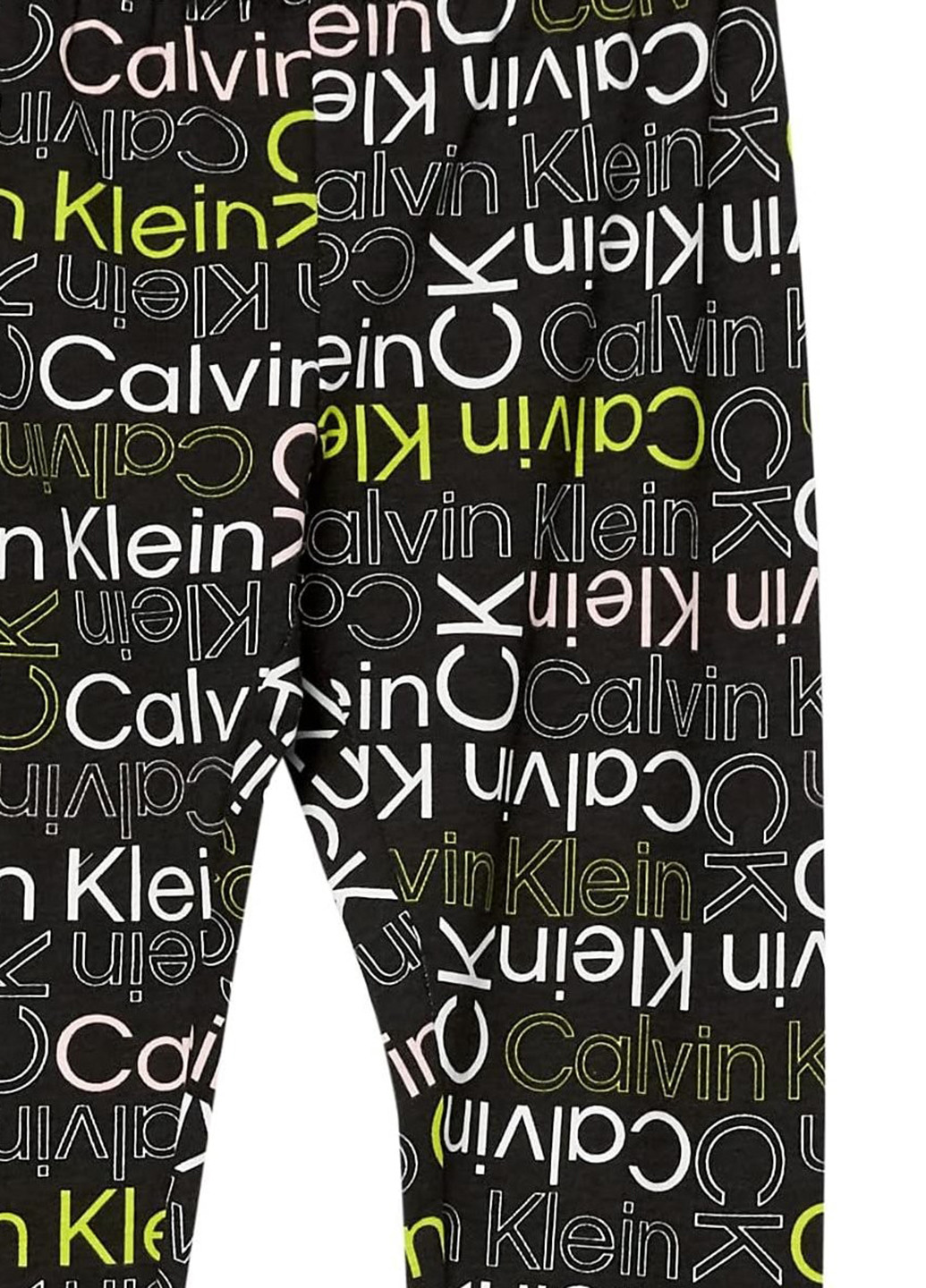 Черные демисезонные леггинсы Calvin Klein